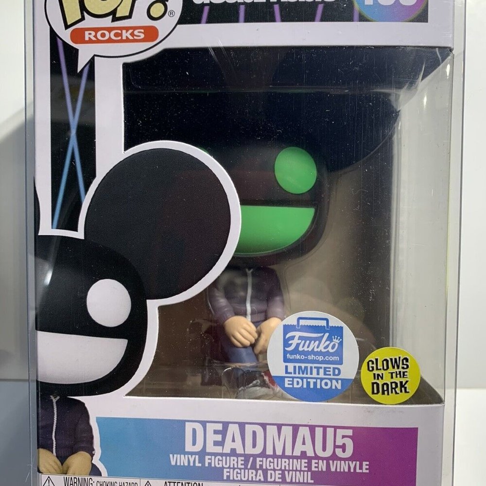 New! Funko Pop #193 Deadmau5 + Free Protector Glows In the Dark Funko-shop L.E.